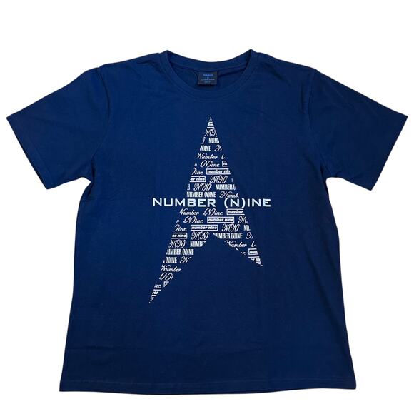 M Number Nine Marlboro Tee Navy - Picture 1 of 5
